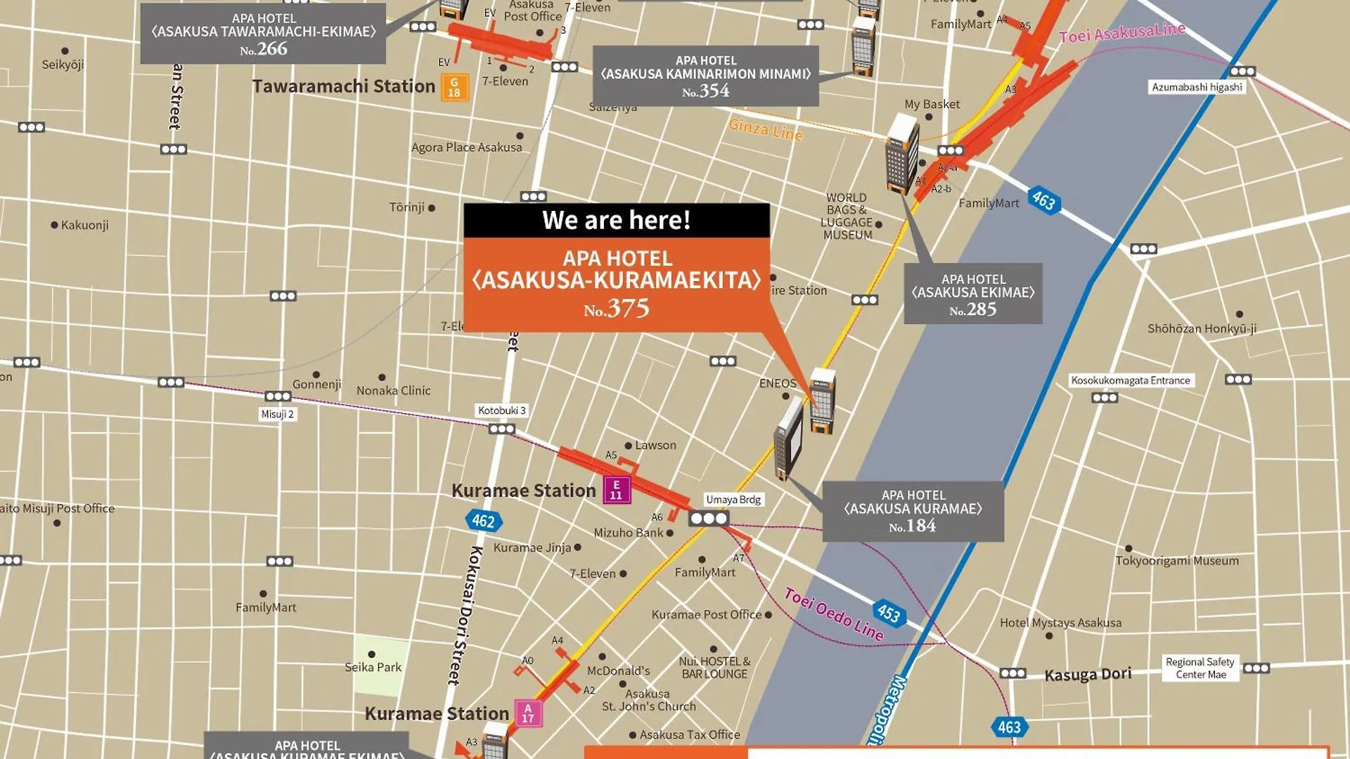 Apa Hotel Asakusa Kuramae Kita Präfektur Tokio